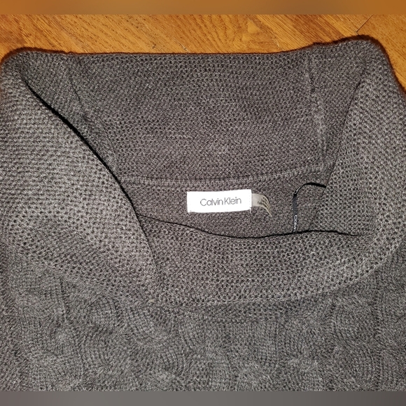 Calvin Klein Cowl Neck Long Sweater - Picture 2 of 10